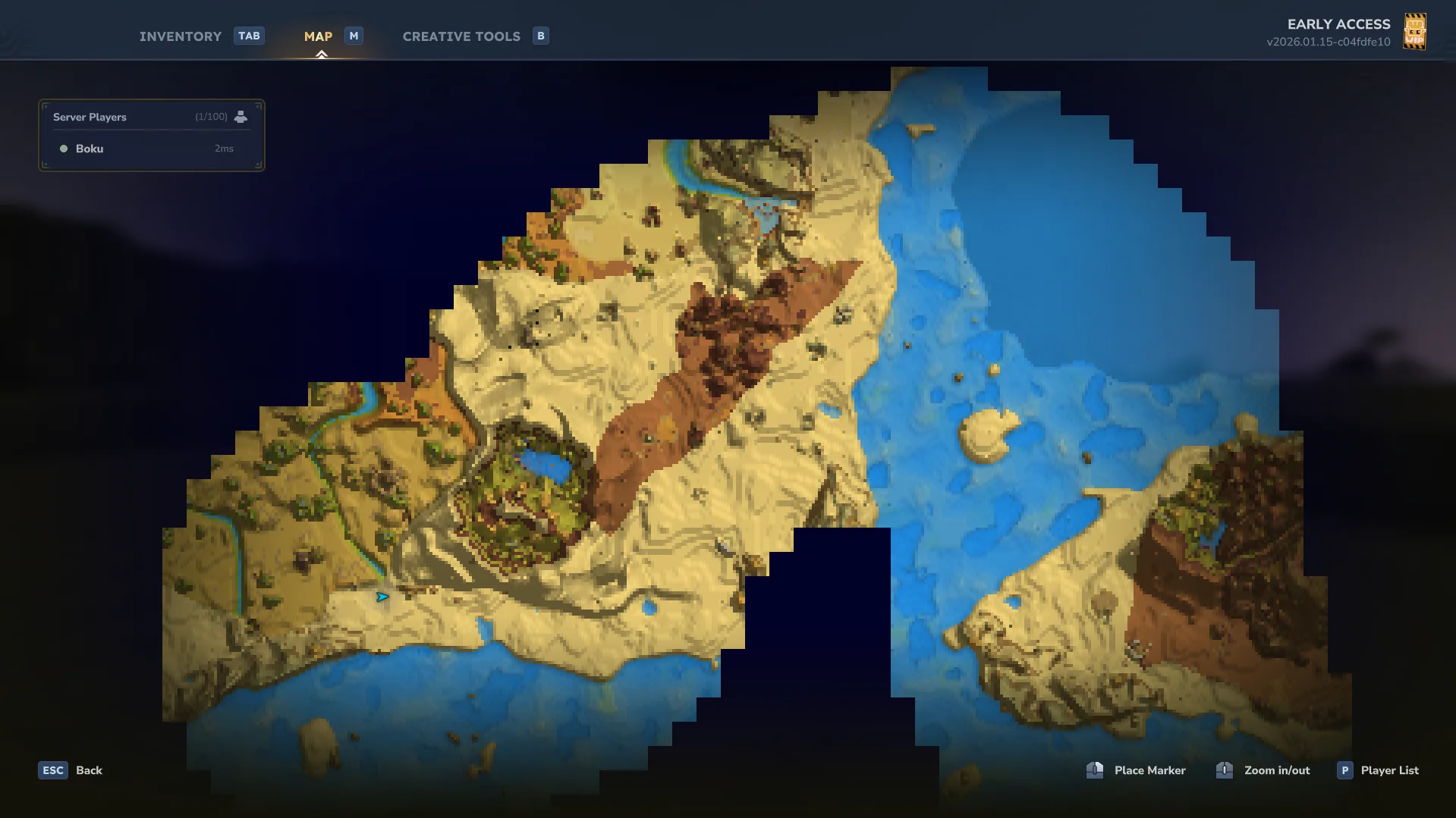 Map at LOW quality