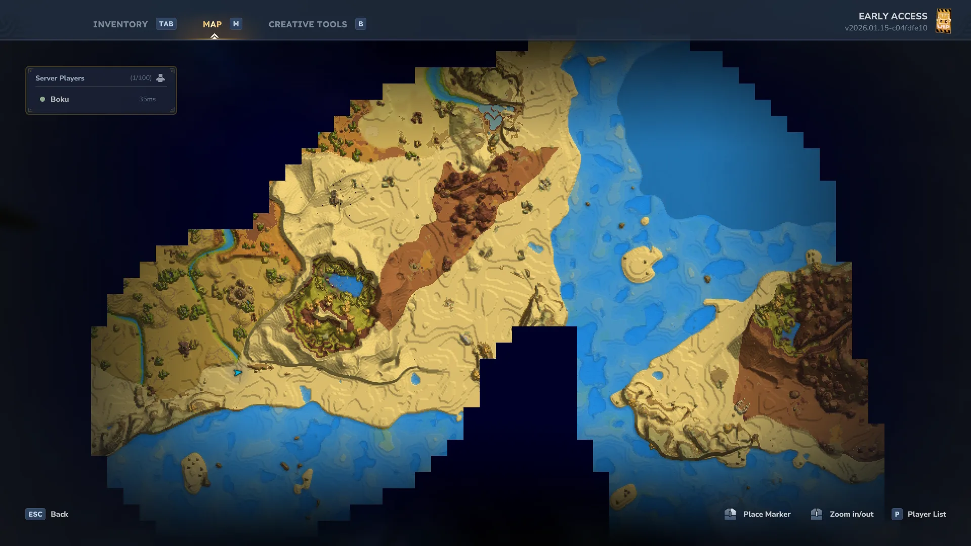Map at MEDIUM quality