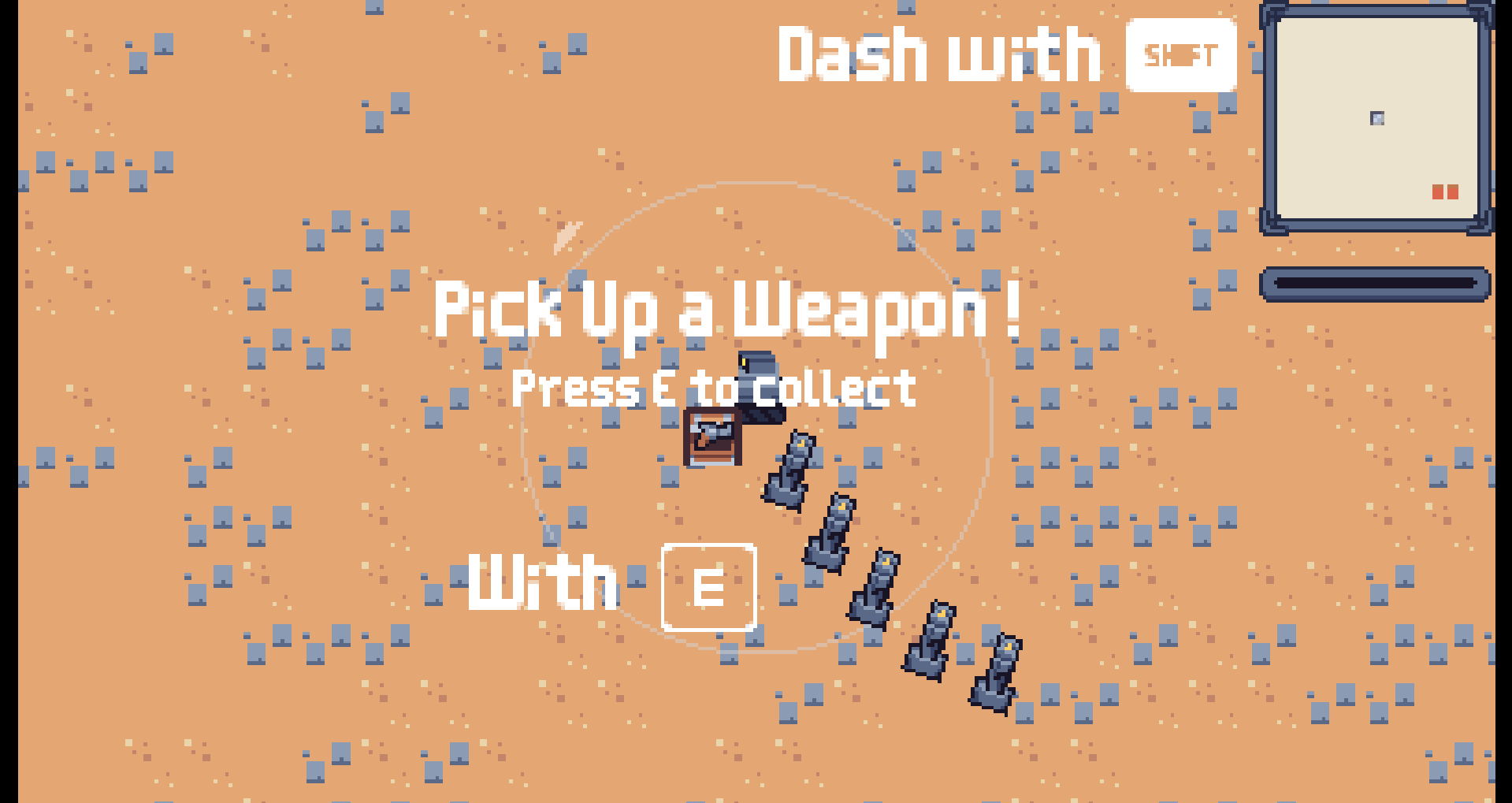 Weapon pickups